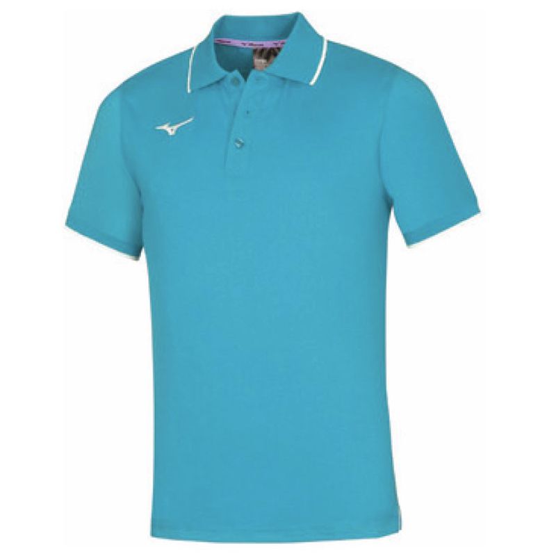 Mizuno Polo - Ciel & Blanc