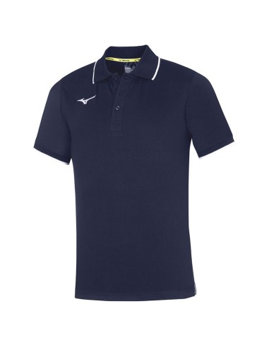 Mizuno Polo - Marine & Blanc