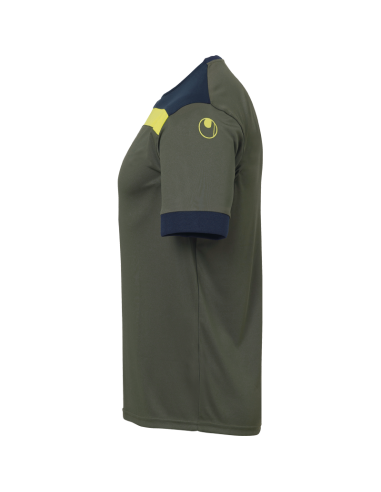 Uhlsport Offense 23 - Olive Foncé, Marine & Jaune Fluo