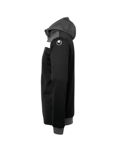 Uhlsport Offense 23 Multi Hood Jacket - Noir, Anthracite & Blanc