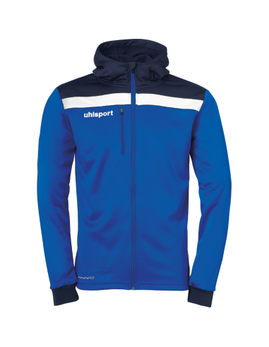 Uhlsport Offense 23 Multi Hood Jacket - Azur, Marine & Blanc