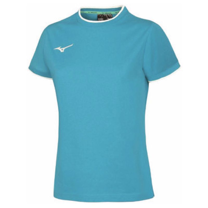 Mizuno Tee - Femme - Ciel & Blanc