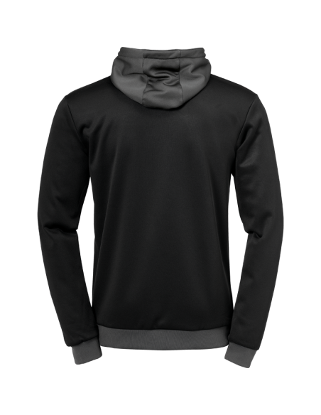 Uhlsport Offense 23 Multi Hood Jacket - Noir, Anthracite & Jaune Citron