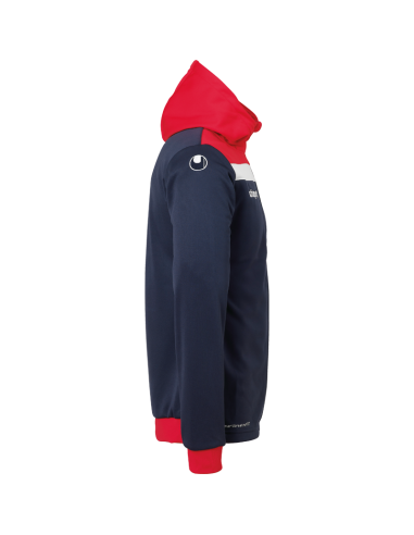 Uhlsport Offense 23 Multi Hood Jacket - Marine, Rouge & Blanc
