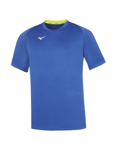 Mizuno Core Short Sleeve Tee - Royal & Jaune