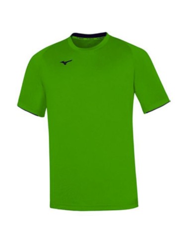 Mizuno Core Short Sleeve Tee - Vert & Noir