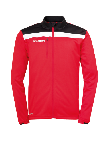 Uhlsport Offense 23 Poly Jacket - Rouge, Noir & Blanc