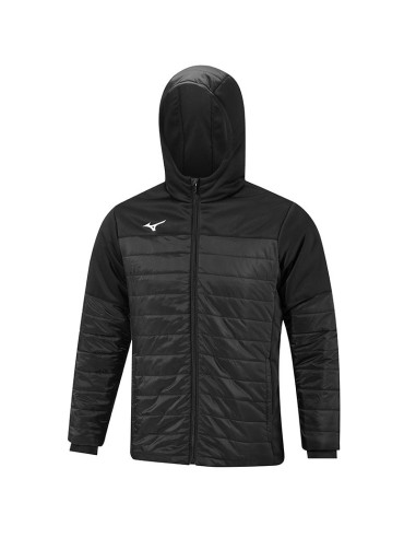 Mizuno Sapporo Hooded Hybrid Jacket - Noir