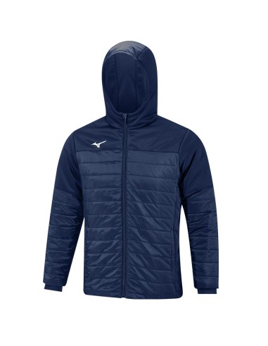 Mizuno Sapporo Hooded Hybrid Jacket - Marine