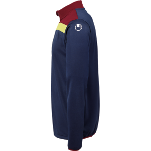 Uhlsport Offense 23 Poly Jacket - Marine, Bordeaux & Jaune Fluo 2