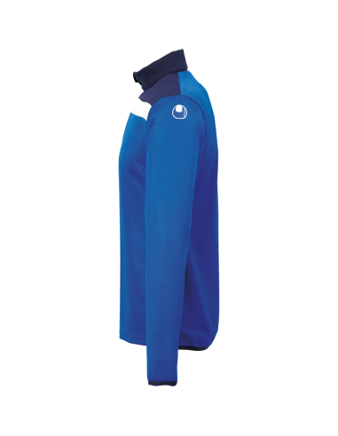 Uhlsport Offense 23 1/4 Zip Top - Azur, Marine & Blanc