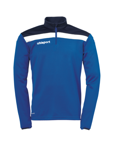 Uhlsport Offense 23 1/4 Zip Top - Azur, Marine & Blanc