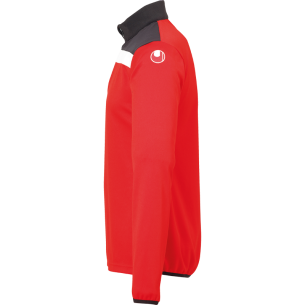 Uhlsport Offense 23 1/4 Zip Top - Rouge, Noir & Blanc 2